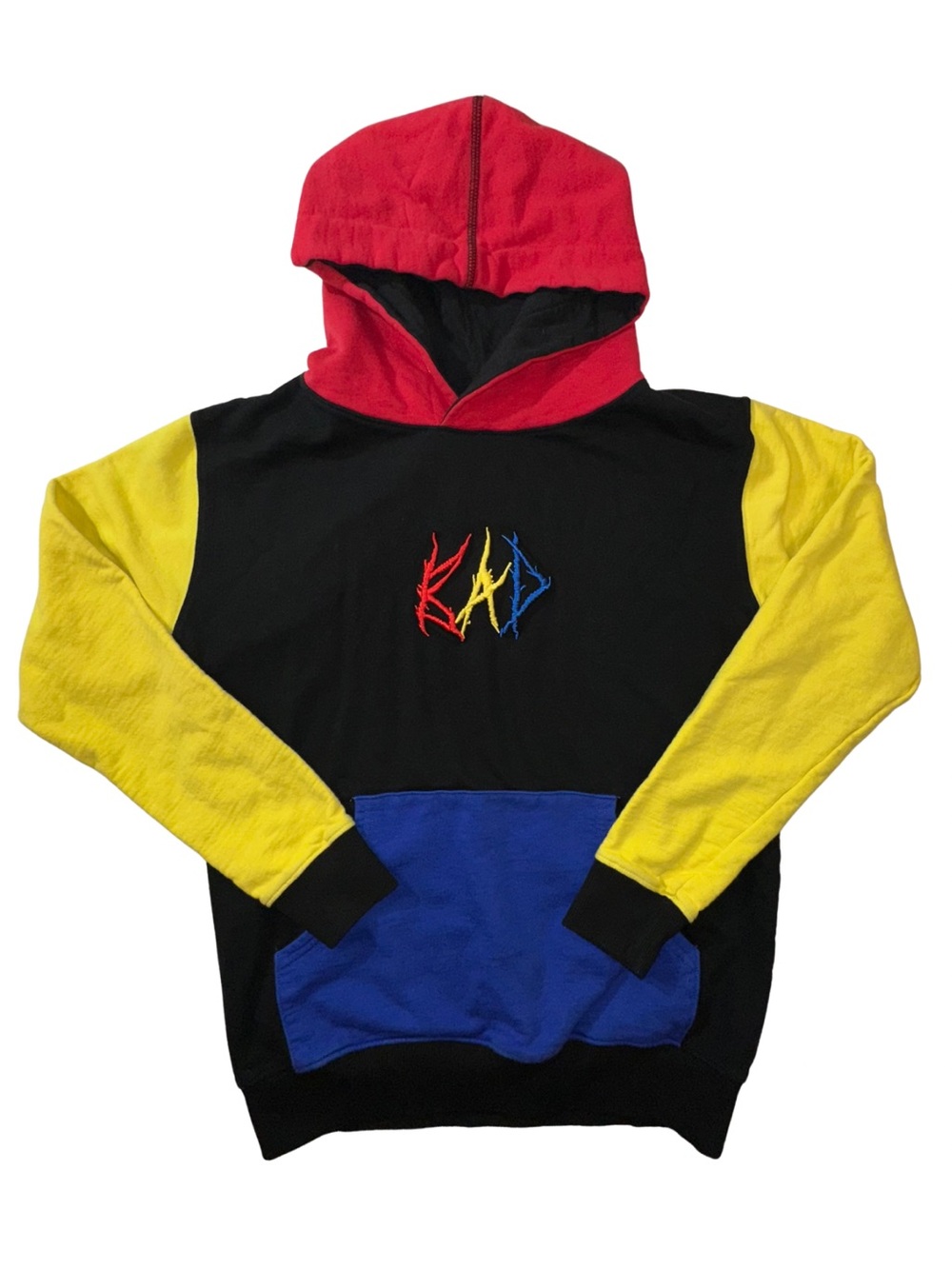 Bad XXXTentacion Bad Vibes Forever Color Block Hoodie Medium Made USA Rare